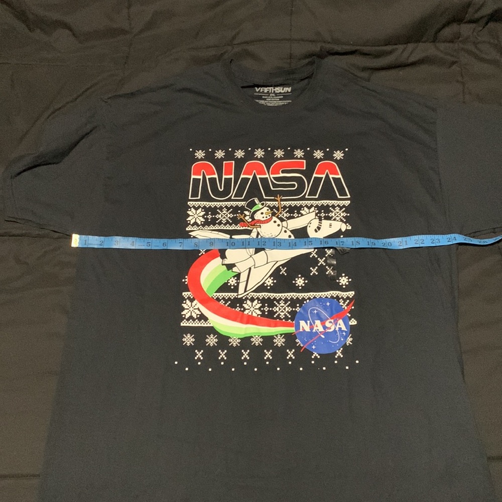 FIFTHSUN- NASA SNOWMAN ⛄️ T-SHIRT. NEW NEVER BEEN WORN. (XXL)
